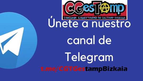 Canal de Telegram de Gestamp Bizkaia