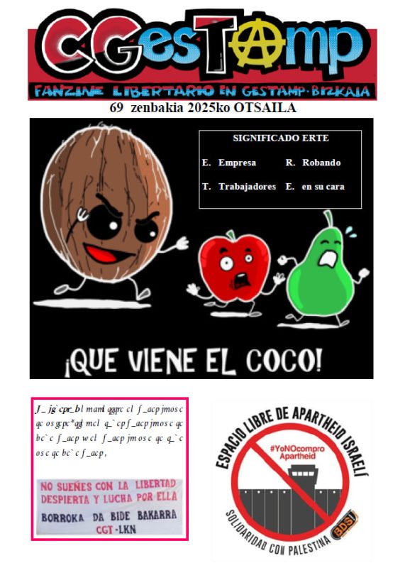 Fanzine CGestamp Nº 69  ¡ QUE VIENE EL COCO!