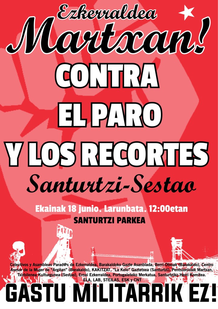 Cartel Marcha por Ezkerraldea